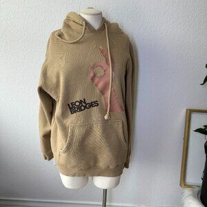 2018 Leon Bridges Forgive You Cream Color Concert Tour Hoodie